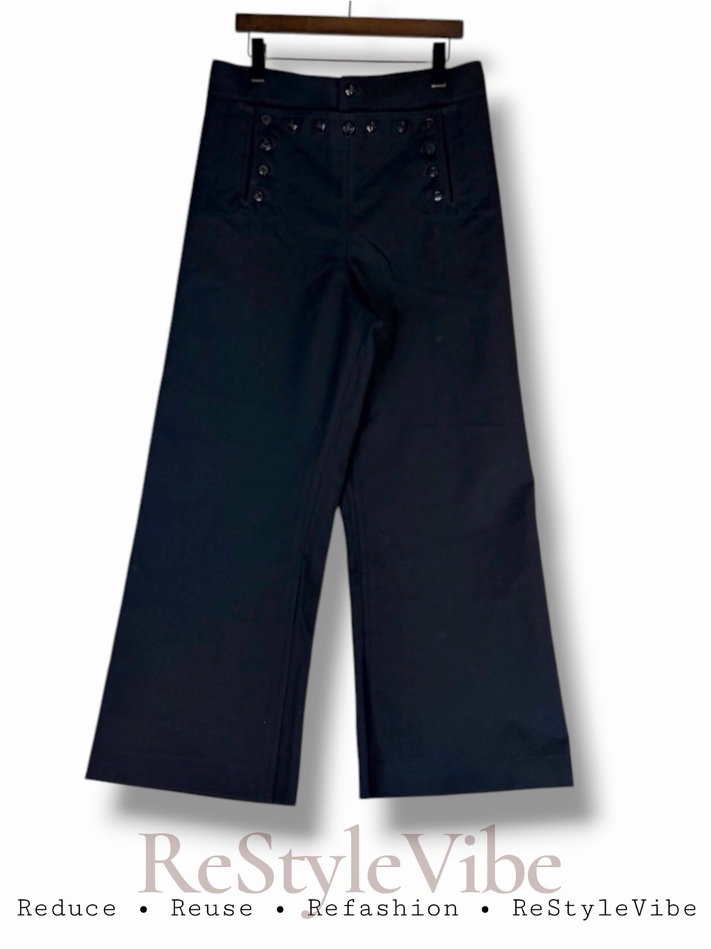 OMEGA APPAREL DSCP Men’s Size 36 L Pants Trouser NAVY MILITARY Vintage WOOL